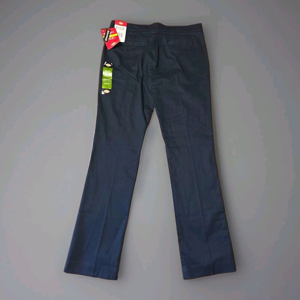 Dickies Girl Size 11 Slim Fit Straight Leg Dark Navy NWT Deadstock 31 Inseam